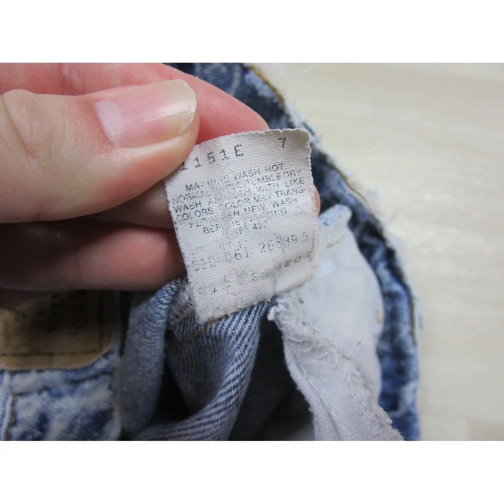 Vintage Levis 506 Jeans (31x32.5) Acid Wash Orange Tab Straight Distressed 80s